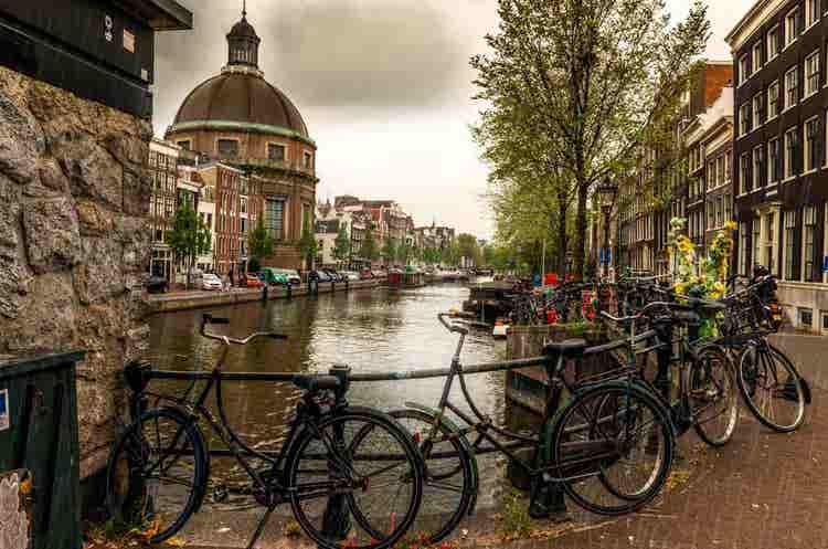 bikes in Amsterdam