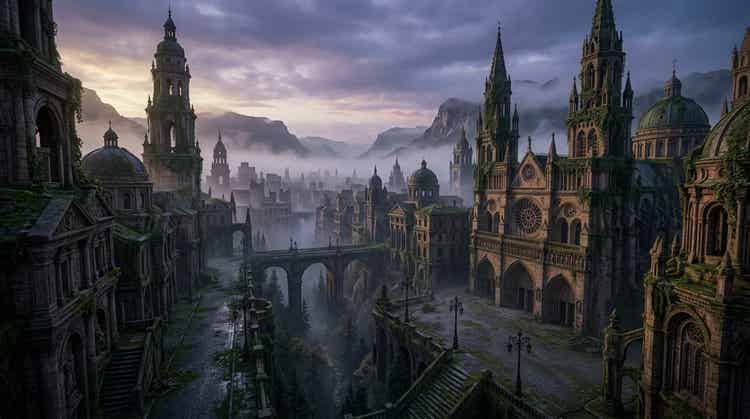 mysterious silent city