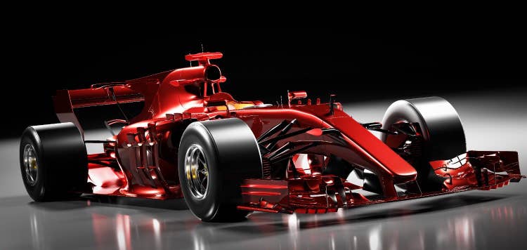 Formula racing car
