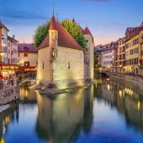 Annecy, France on the Thiou River