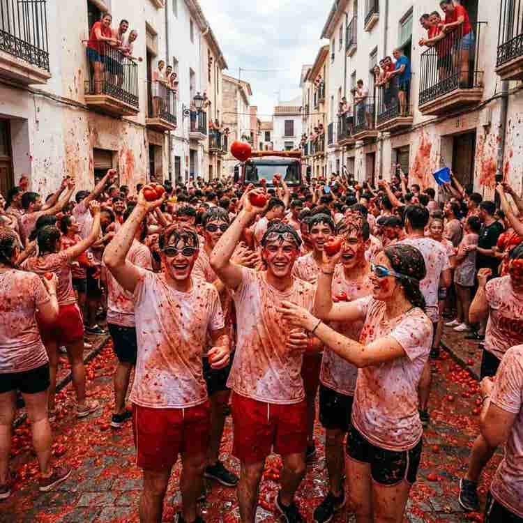 world-famous food fight festival