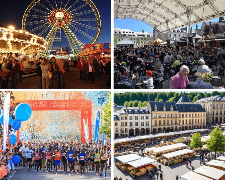 historic annual funfair held in Luxembourg City, Luxembourg.